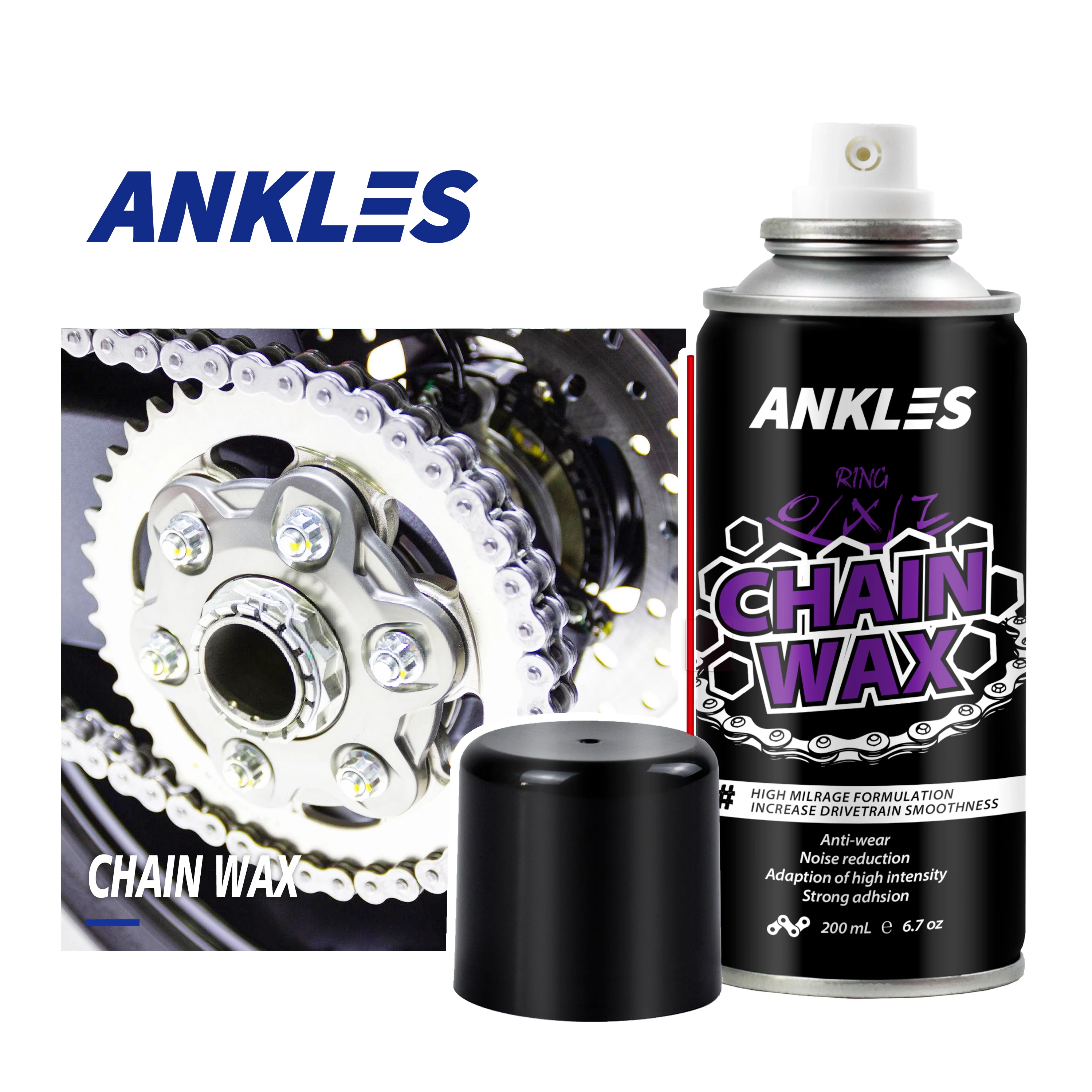 ANKLES High Quality automotive parts & accessories lubrication lubricant spray bike lube chain wax motorcycle Chain Wax