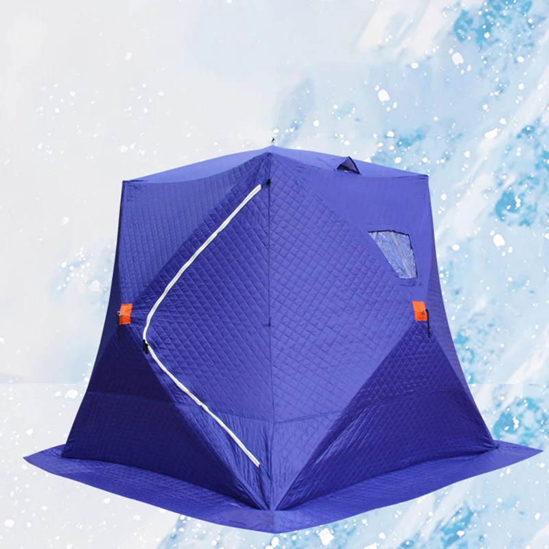 Camping Equipment Outdoor Portable Pop Up Fish Shelter Cube Winter Ice Fishing Tent