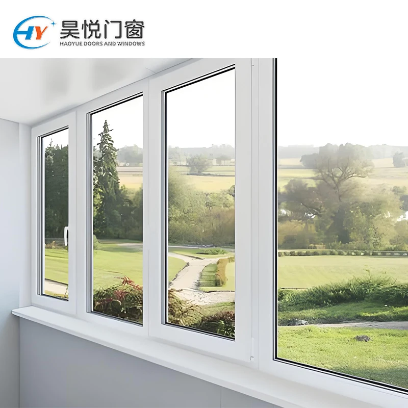Factory New High Security Small Size PVC Windows Horizontal Double Glazing Basement Window Stainless Steel Louver Sliding Window