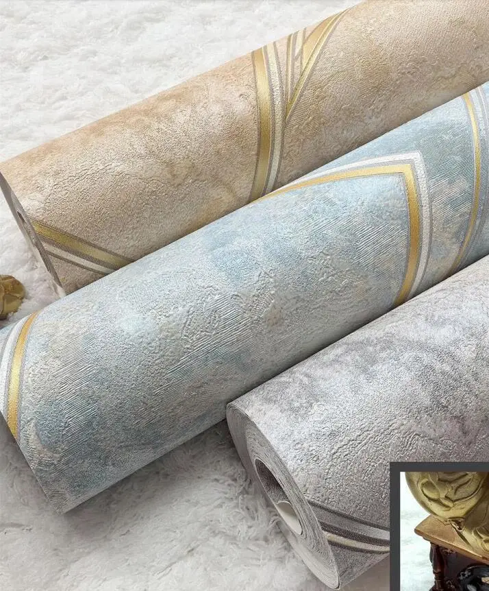 Художественные тисненые Золотые Мраморные обои 3d настенные фрески белый и золотой фон ПВХ графический дизайн геометрический