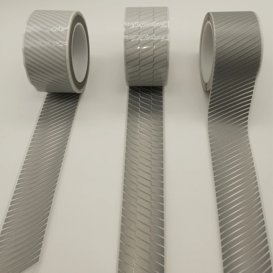 Silver Pattern Oblique Cutting Heat Transfer Reflective Film Tape For Clothing and Engraving