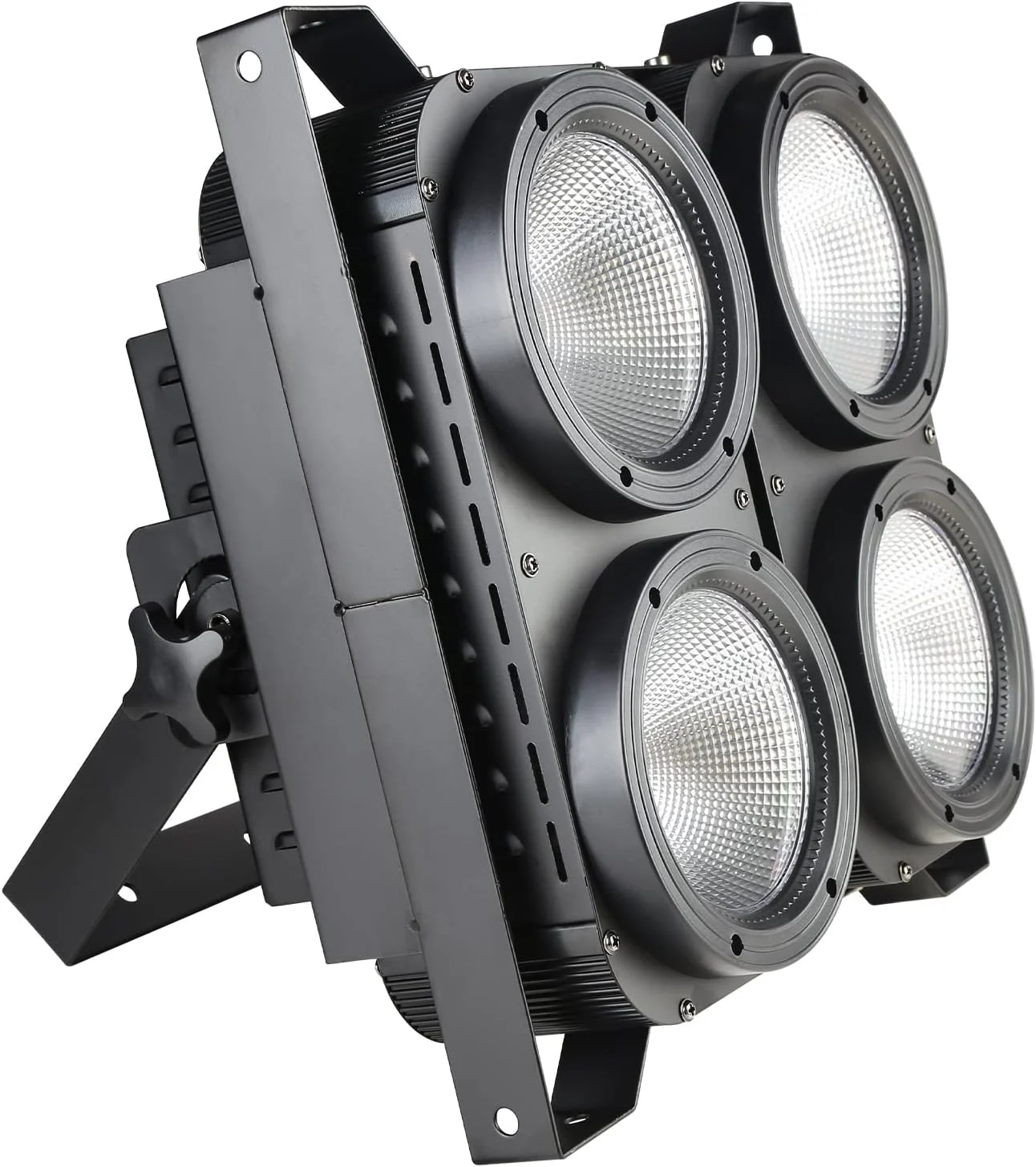 Сценический диджей 4 шт. 100 Вт 2 глаза 4*100 DMX 512 состривые шоры Cob светодиодный свет