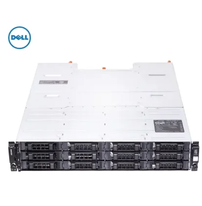 Original  New Dell 12 LFF bay PowerVault MD1400  double  Controller network Storage