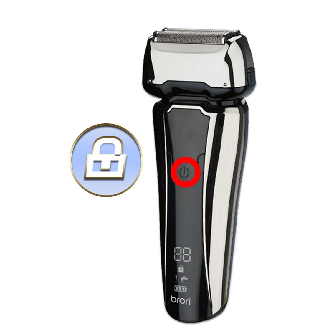 Magnetic motor Man razor with Reciprocating Twin Blade corded and cordless men  shaver Beard Trimmer with charging stand