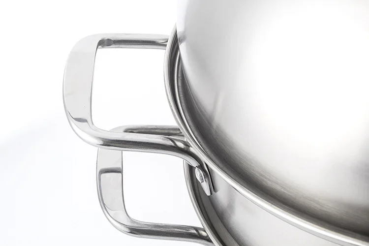 High Quality Cookware Multilayer Stainless Steel Steamer Pot Set
