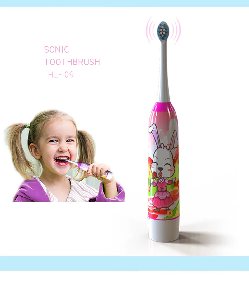 Dental Teeth whitening Soft Brush Child Dental Oral Care Cleaning Baby kid smart electric Toothbrush with oral Band