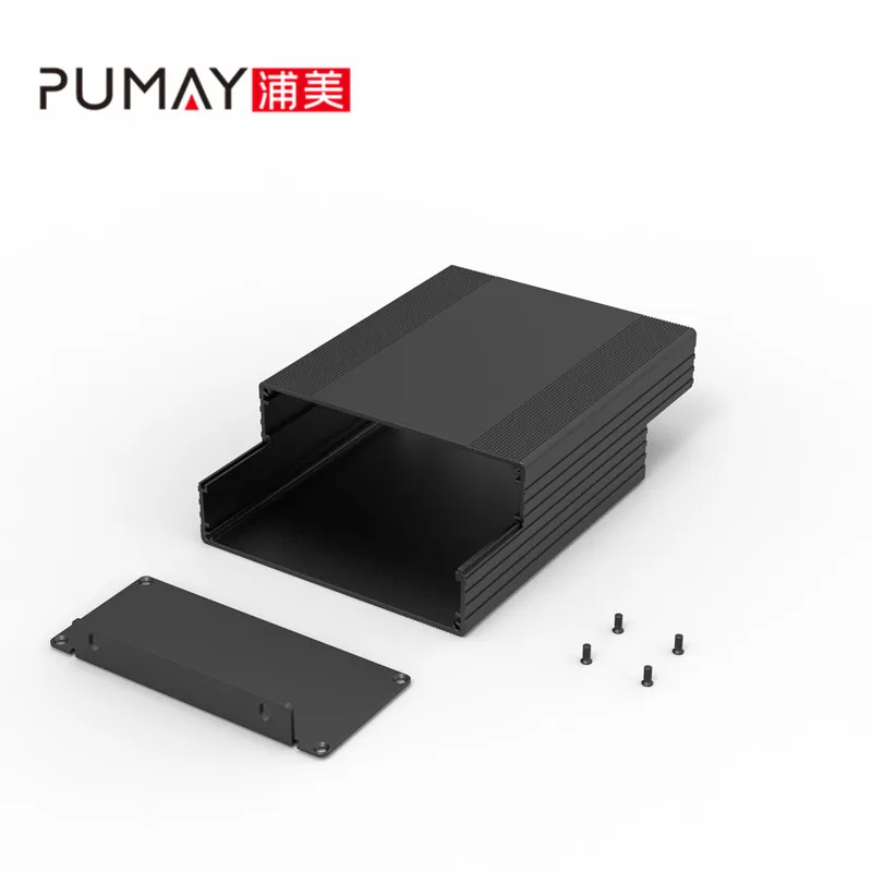 custom cutouts aluminum enclosures computer chassis for media center 107*47-100 mm