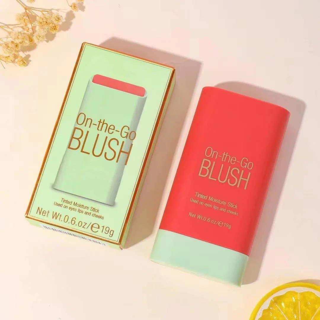 Unique Private Label Waterproof Long Lasting Silky Cream Texture Light Tinted Moisturizing Stick Both Blush And Lip Using Makeup