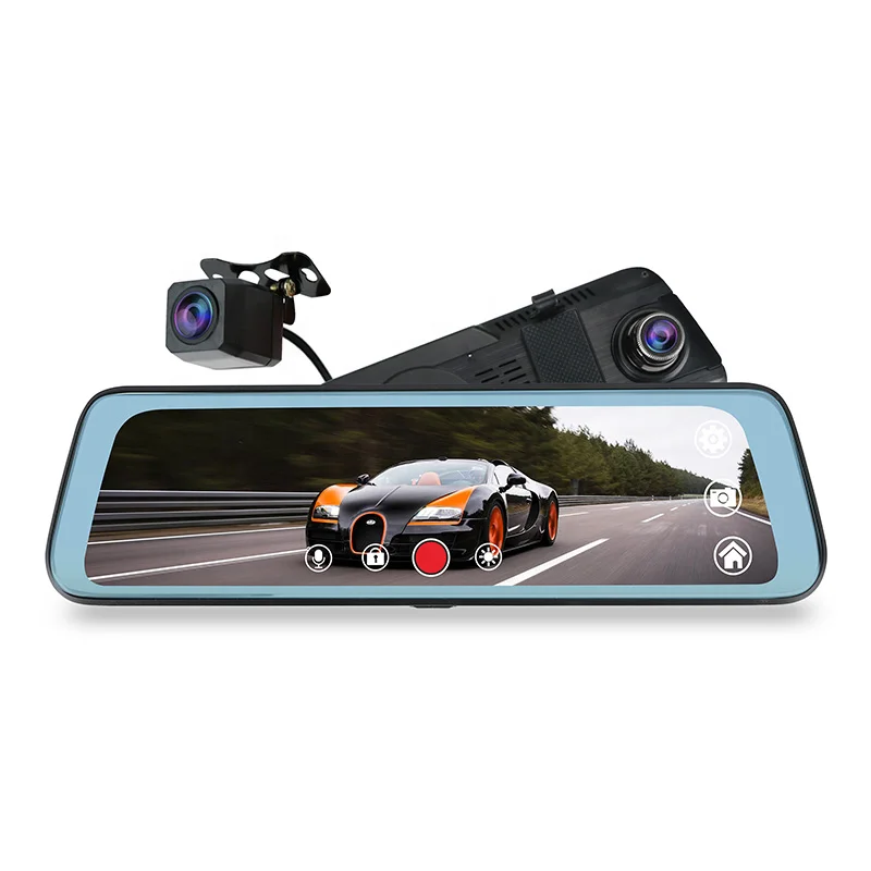 Touch Screen Streaming Media Mirror Camera Full Hd 1080p Driver Recorder Hd Car Dvr