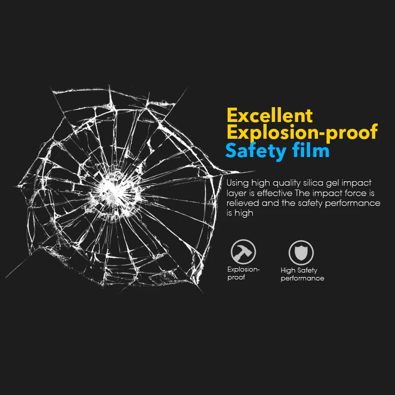 Black color 3M quality bulletproof 4mil SFBK05 safety security film for car window building window glass