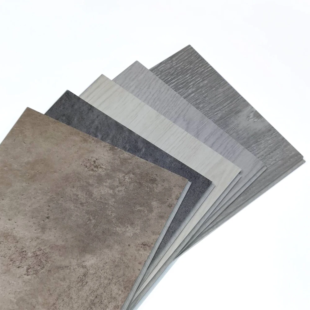 Protex free sample spc material super high gloss waterproof click tiles vinyl flooring