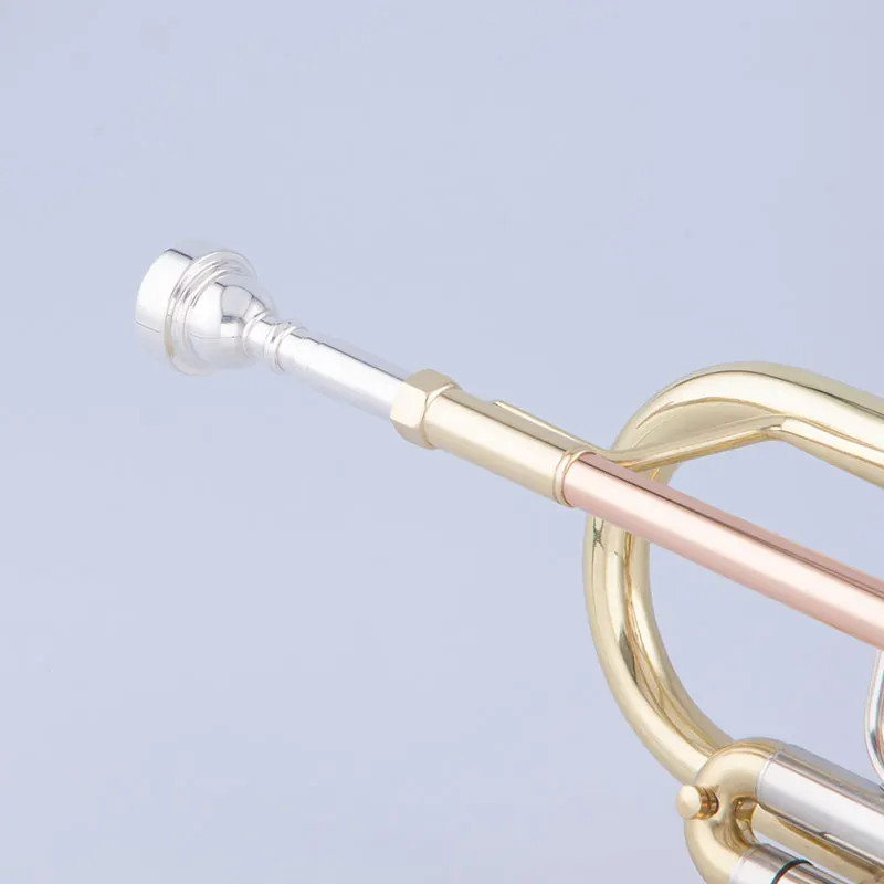 Hot sell gold Lacquer Brass Bell BB professional performance level trumpet