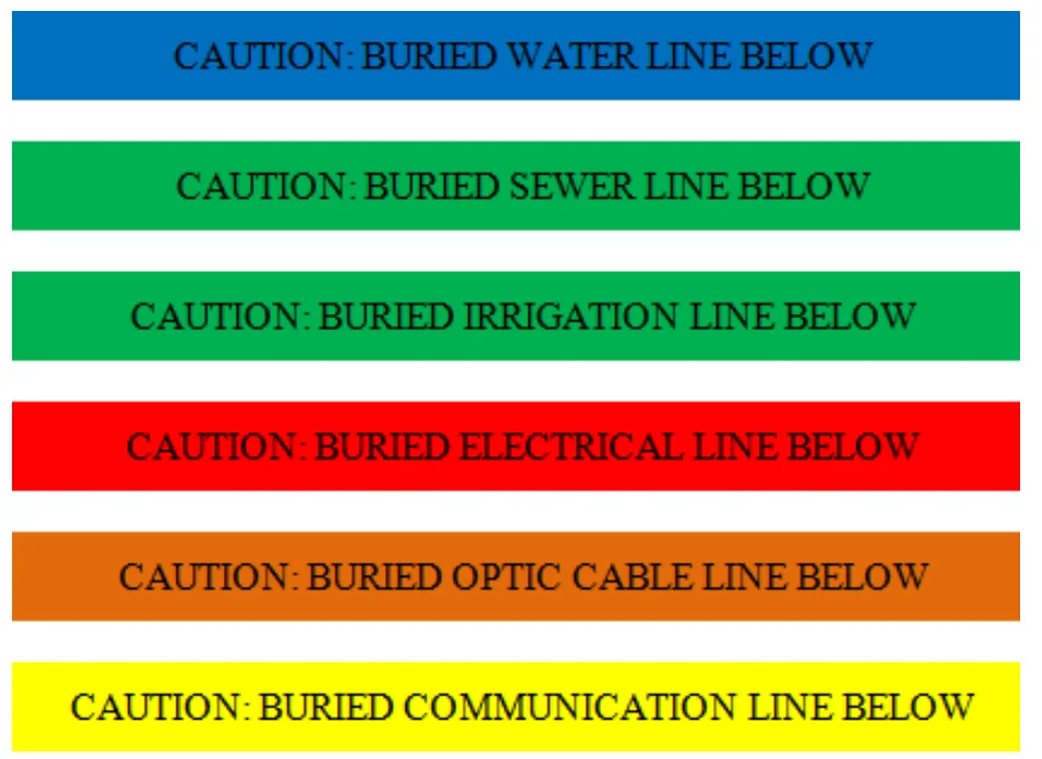 Caution Tape Barricade Warning Tape Non adhesive PE type