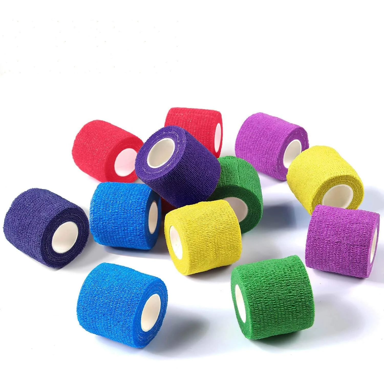 Non Woven Elastic Self-adhesive Bandage Athletic Sports Tape Cohesive Elastic Bandage Vet Wrap