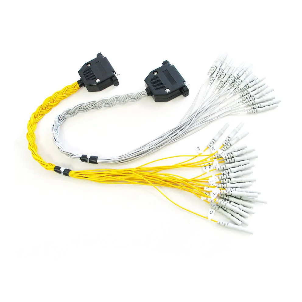 High quality gold tin silver chloride coated sensor amplifier international placement system EEG caps