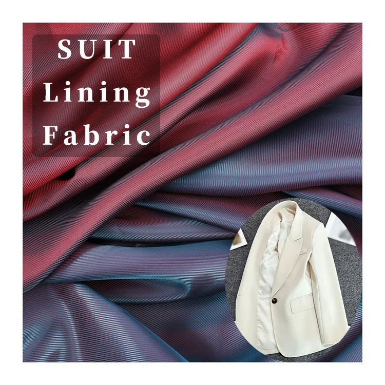 Premium Plain Weave Rayon Material Suit Coat Lining Fabric Blend Viscose/polyester Fabric