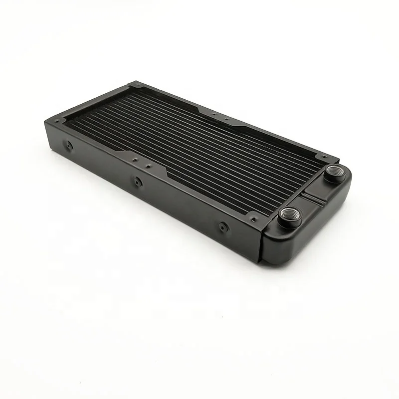 240mm 18 Tubes Double Configuration Fan Water Cooling Heat Sink Radiator for Device Cooling System