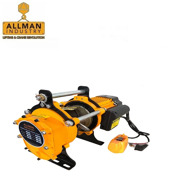 1000kg High Speed Portable 220V Electric Winch