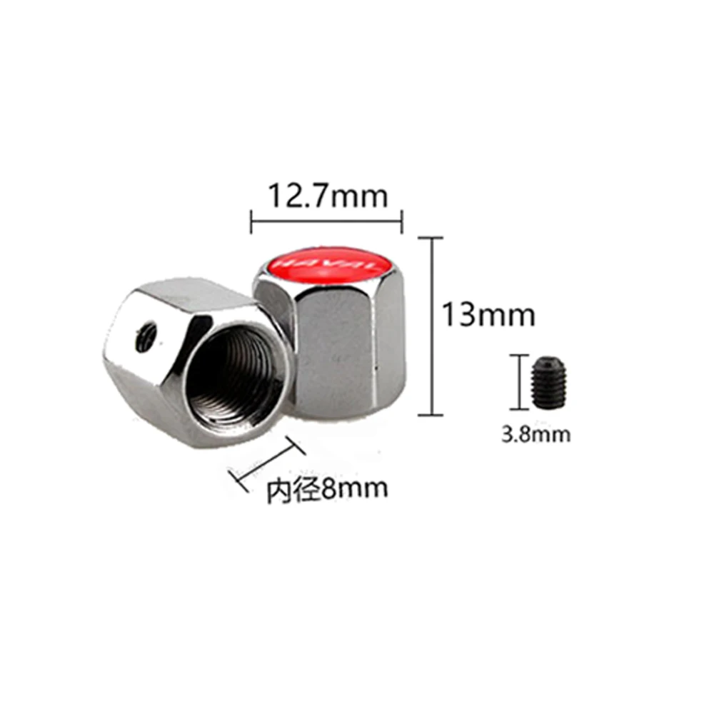 4Pcs Anti theft Dust Wheel Tire Valve Air Cap Snake cobra Badge Covers For Car Leakproof