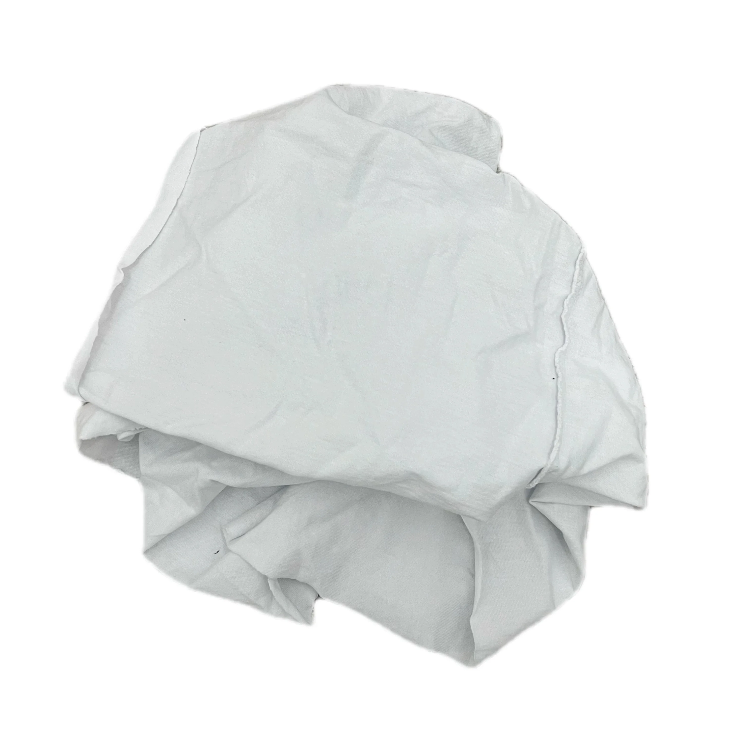 Trapo Textile Waste Clothing Machine Cleaning White Rags T-shirt 100% Cotton Rags for Industrial Cleaning