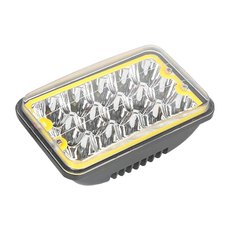 Wholesale price car truck offroad auto flashing waterproof 5 inch 12 v 45w square led headlight