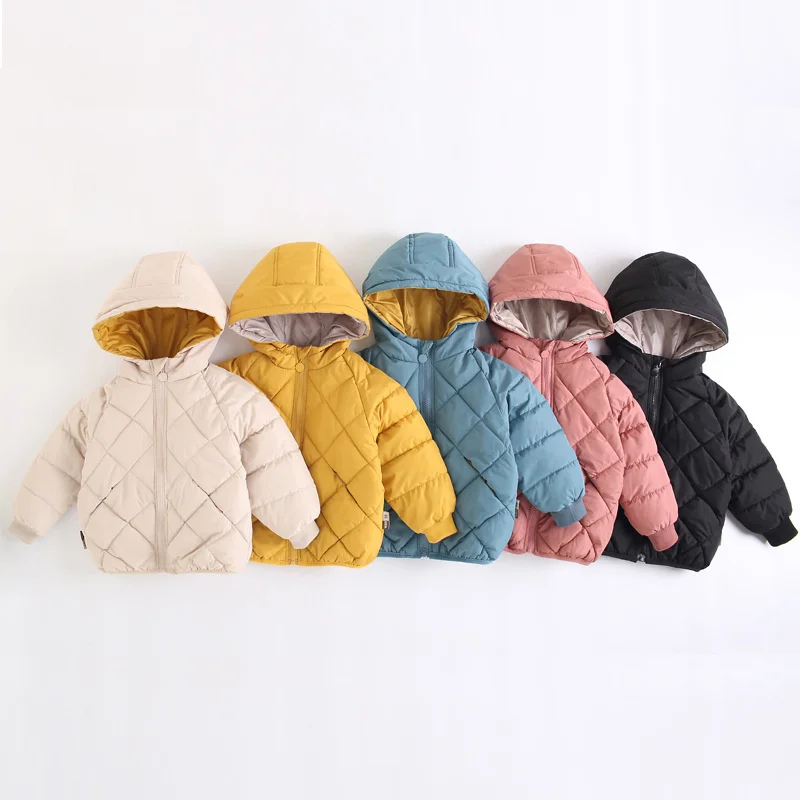 2023 baby girl winter coats and jackets Cotton Clothes Boys Girls Cotton plush baby warm cotton jackets