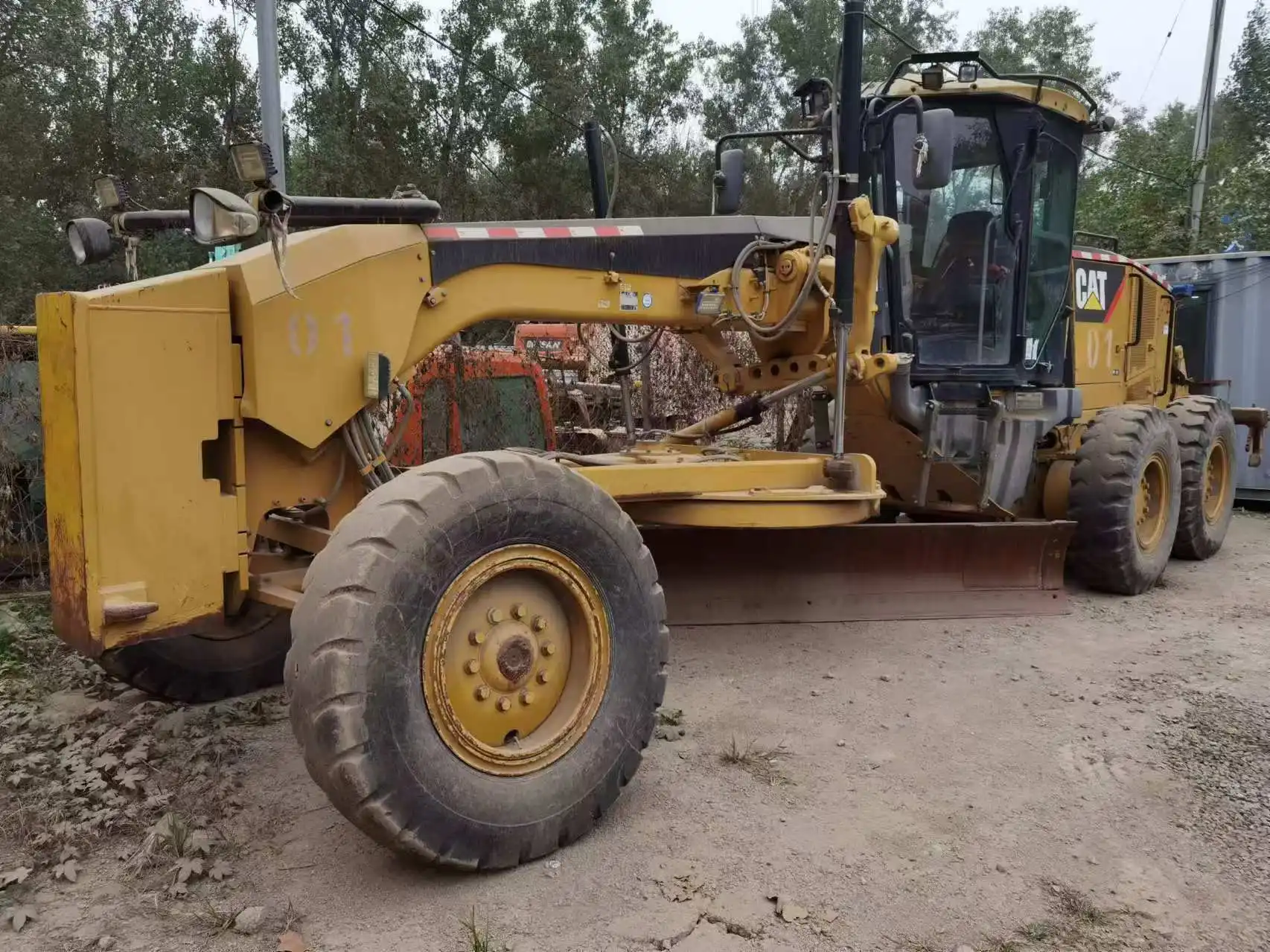 Used motor grader CAT140M original Brazil made Caterpillar 140M strong working ability superior performance up for sale