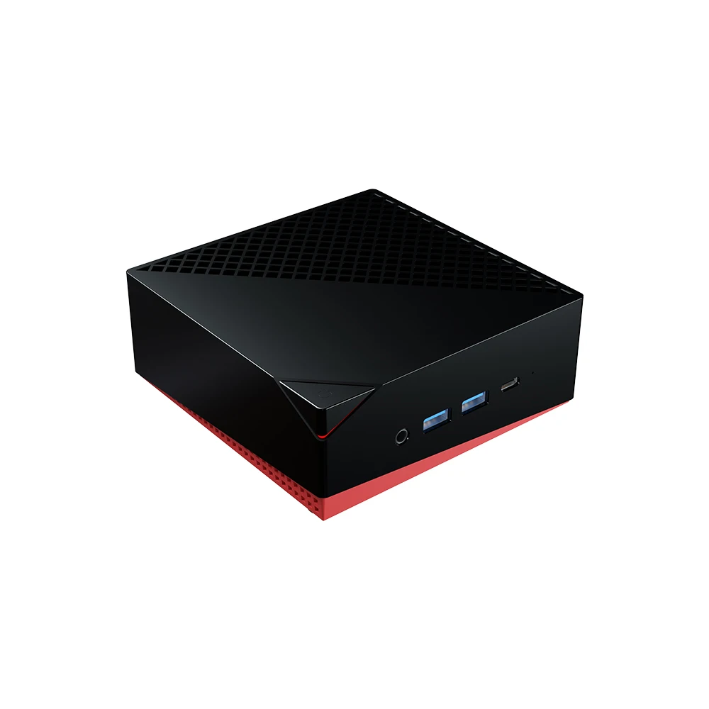 AMD Mini Gaming PC 6C/6T R5 4500U 16GB RAM 512GB SSD Type-C 3x4K WiFi 6 Win 10 Pro Dual Lan Mini Computer