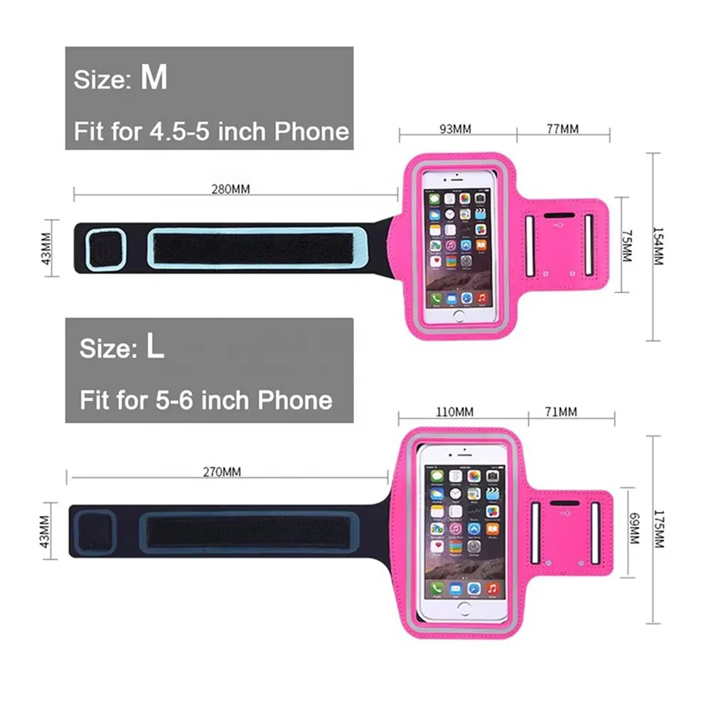 2025 New Universal Sports Armband Phone Carrier for Running Armband iPhone Armband Smartphones