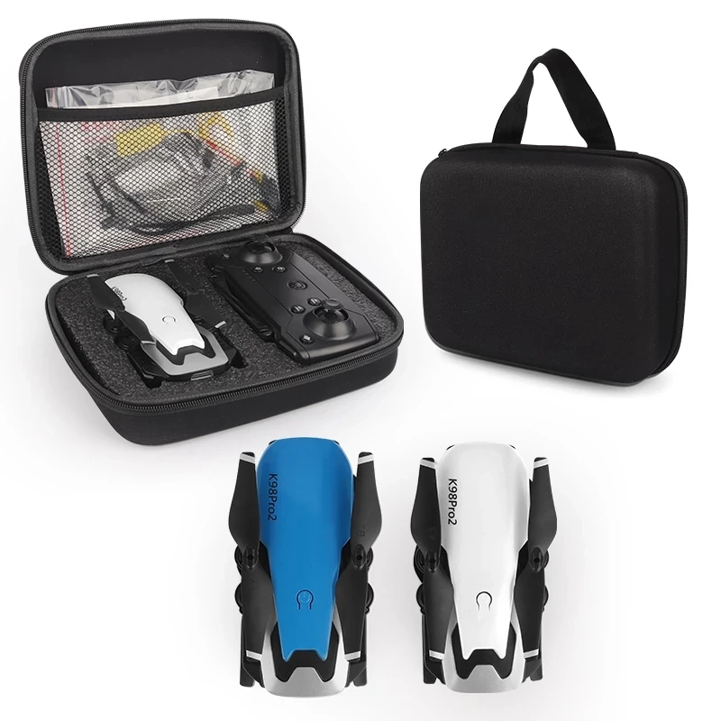 Квадрокоптер K98pro2 с камерой и дистанционным управлением, профессиональный мини-Дрон 4k, двойной HD FPV, Ру дроны, вертолет с Wi-Fi, игрушки для мальчиков