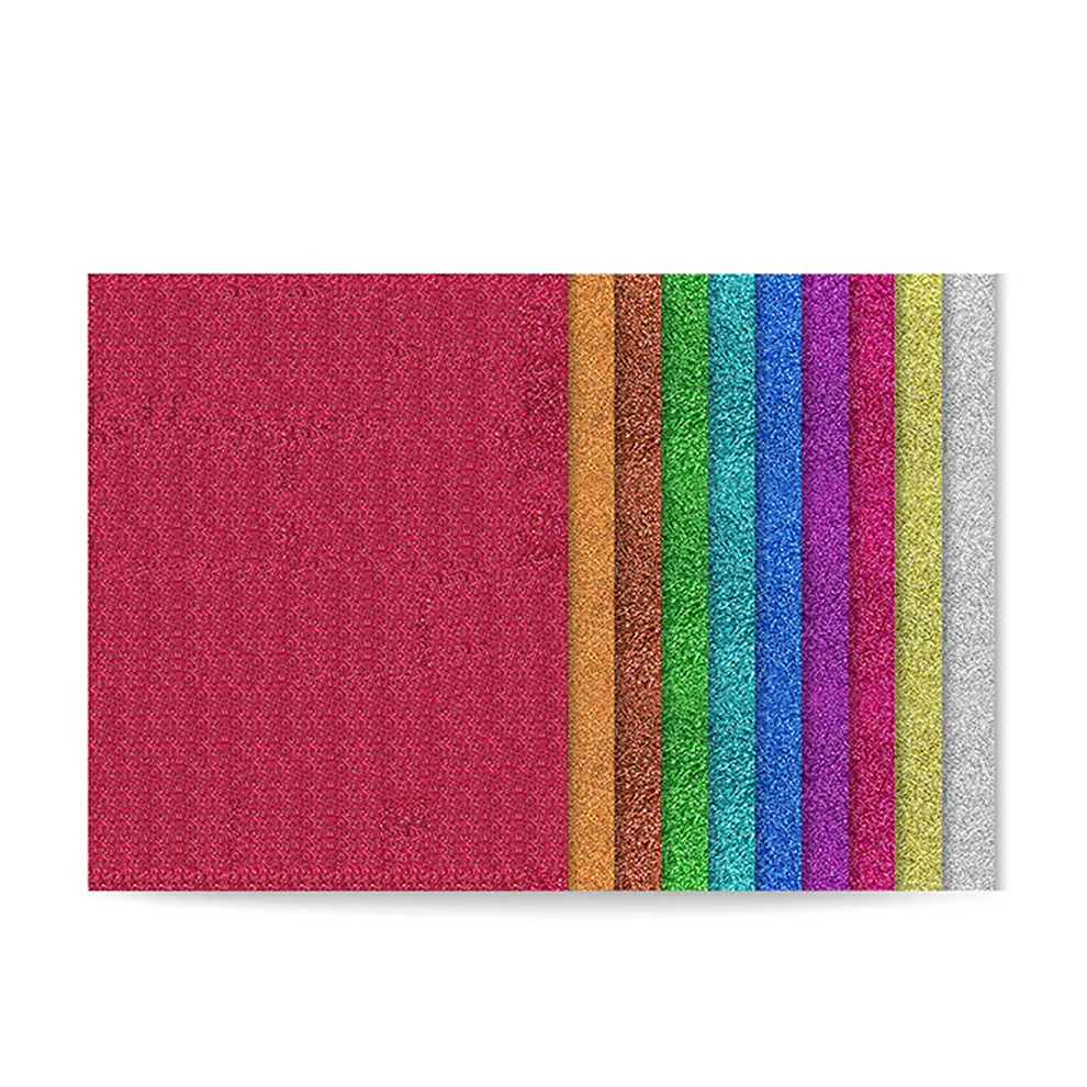 100 Sheets 110 gsm thick heavy weight Letter Size specialty art glitter paper