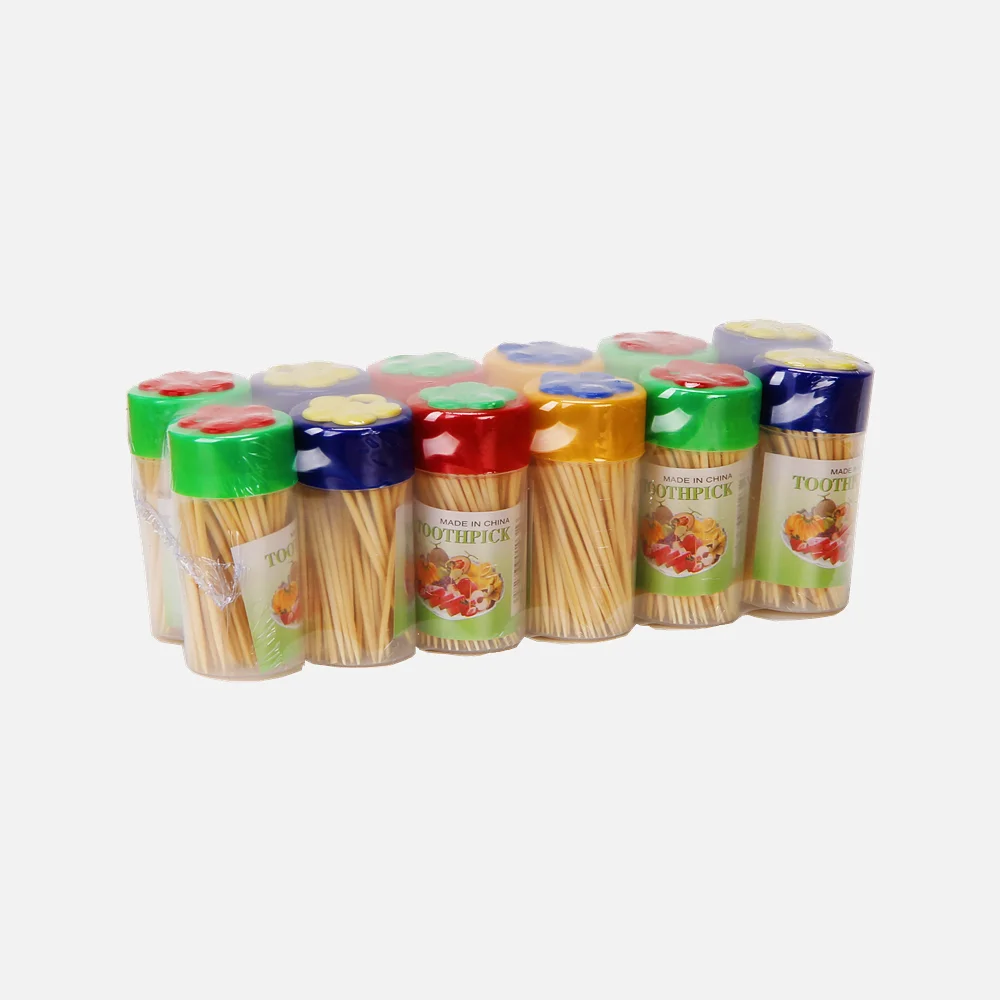 
Hot sale 2.0mm* 65mm family Toothpick Chinese Factory Low Price Bamboo Toothpick 