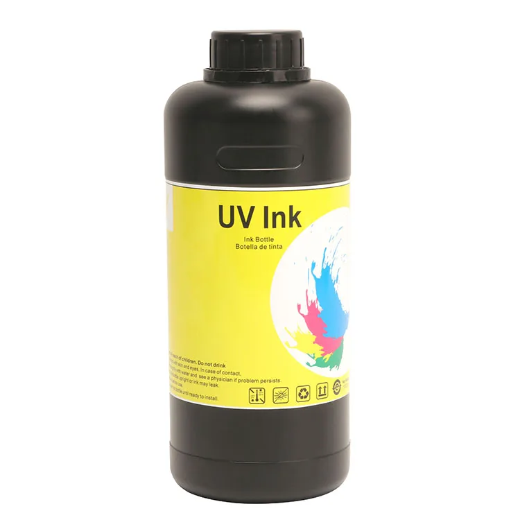 CMYK And White Neutral Hard LED Printer Ink UV For Epson Printhead Dx4 Dx6 Dx7 Dx8 Dx9 Dx10 Dx11 Print Head Printer Head