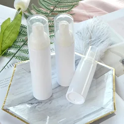 High quality small size 60ml 80ml 120ml foaming bottles cosmetic spray pump bottles for kids shower wash