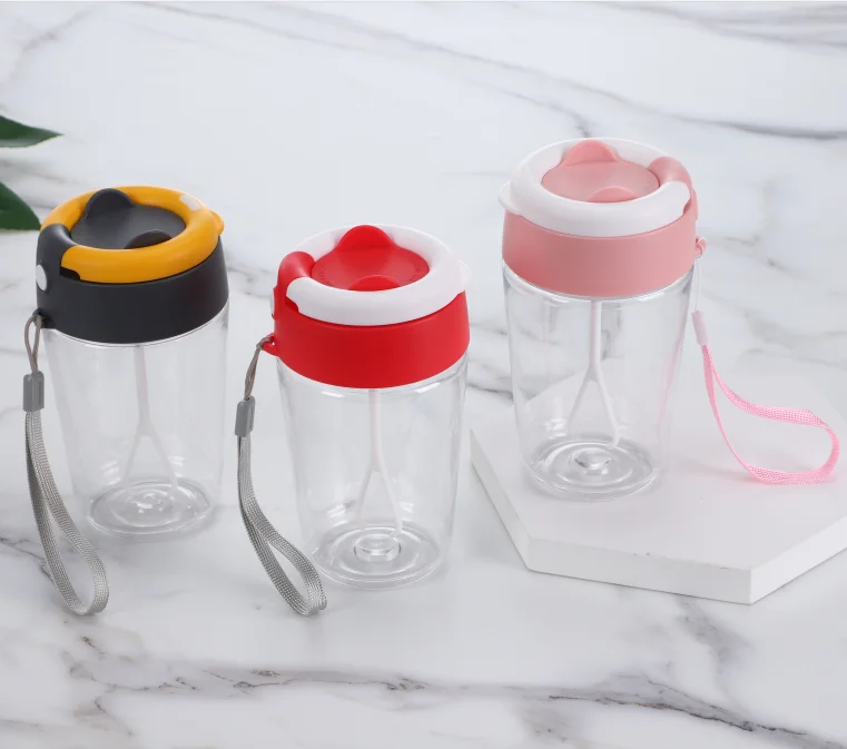 New Style Sublimation Self-Stirring Protein Two-Drinking-Spouts  Running/Gym Cheap  Blender Cup