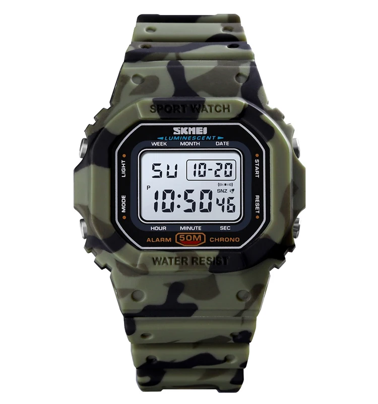SKMEI 1608 children  digital watch instructions colorful light watches water resistant cheap watch for kids