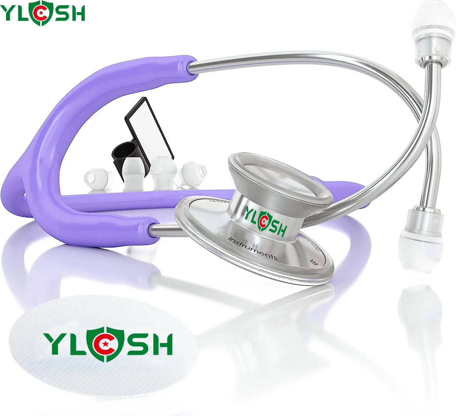 YLCSH Deluxe Lightweight Dual Head Stethoscope Lifetime-Warranty - Pastel Purple (YLCSH747XP-07) YLCSH stethoscope