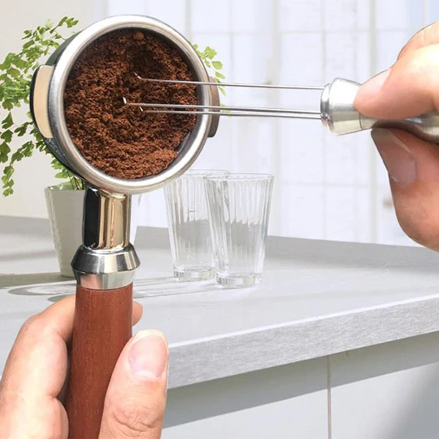 Barista Tools Stainless Steel Espresso Coffee Powder Needle Stirring Distribution