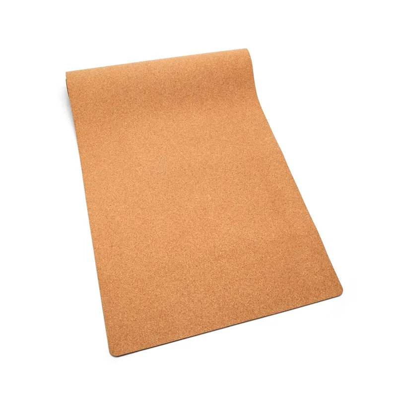 Custom Organic Eco Friendly Thick Yoga Matte custom logo Eco Natural Rubber Cork Yoga Mat Set