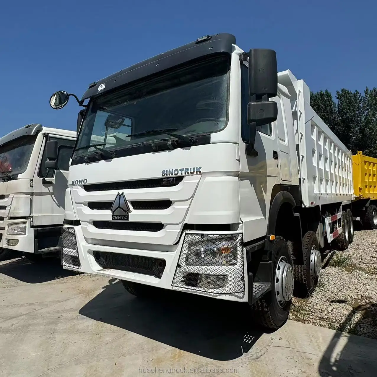 China heavy duty truck second-hand Hao Wo 371 horsepower 6*4 dump truck garbage dump truck