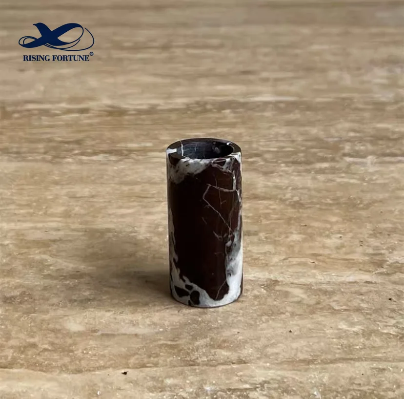 Уникальные мраморные банки для свечей из оникса украшения дома розовая банка