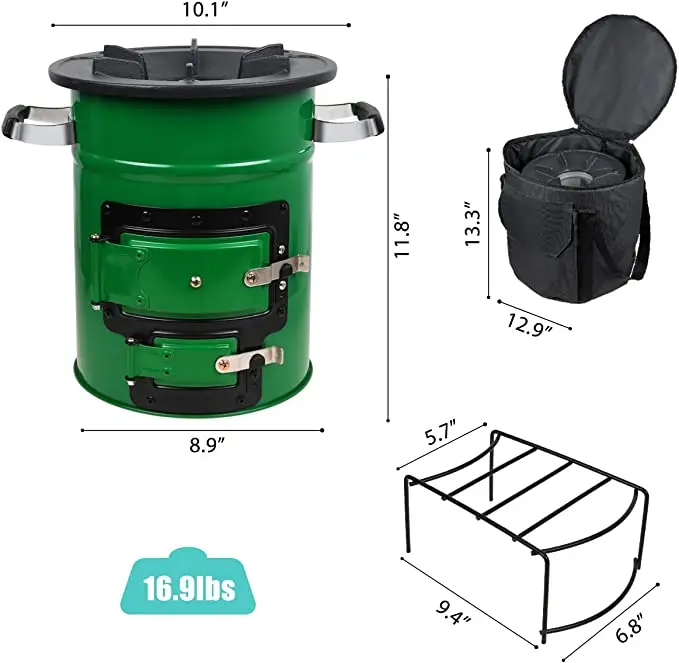 Best Europe Firewood Burning Smokeless Stove Portable Outdoor Stove