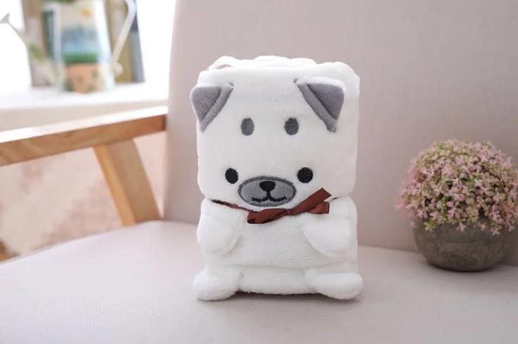 cartoon character personalized baby novelty pillow transform shower blanket 2 in 1