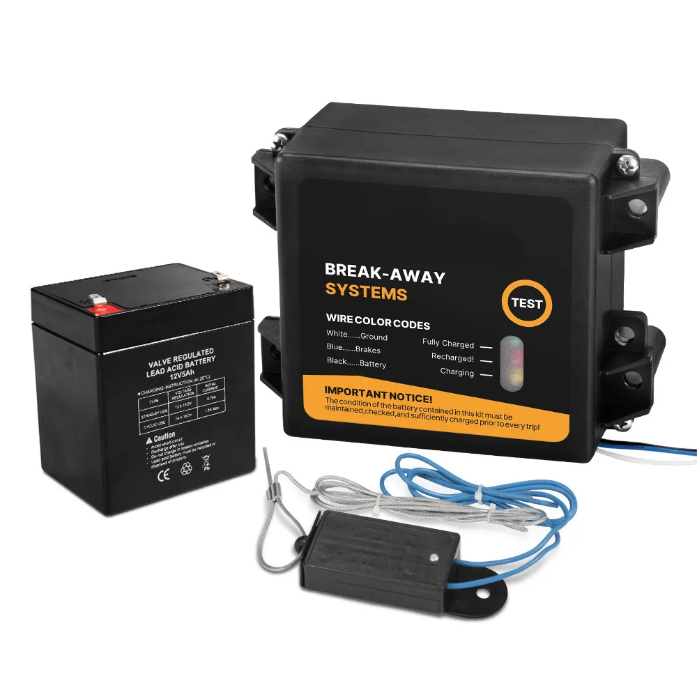 Towing Float Boat Trailer Electric Brake Controller Break Away System with Battery