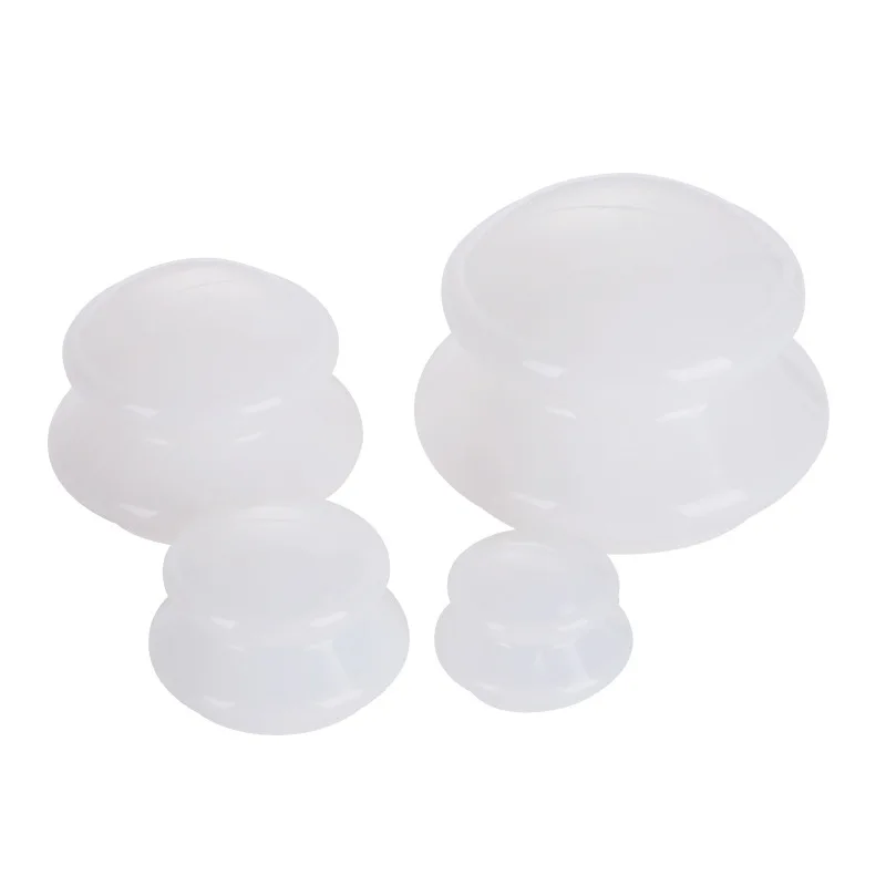 Professional Supplier Chinese Cupping Supplies Silicone Facial Massage Therapy Cupping Cups Set