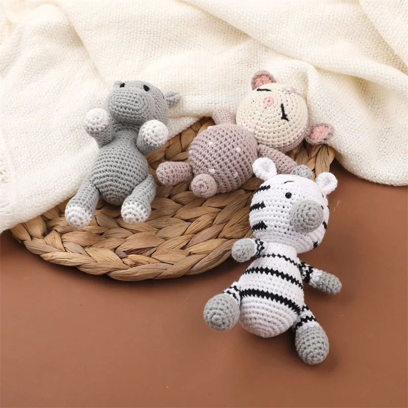 New Designs Baby Crochet Stuffed Animal Cotton Crochet Dolls Hand Made Small Amigurumi Animals crochet toy