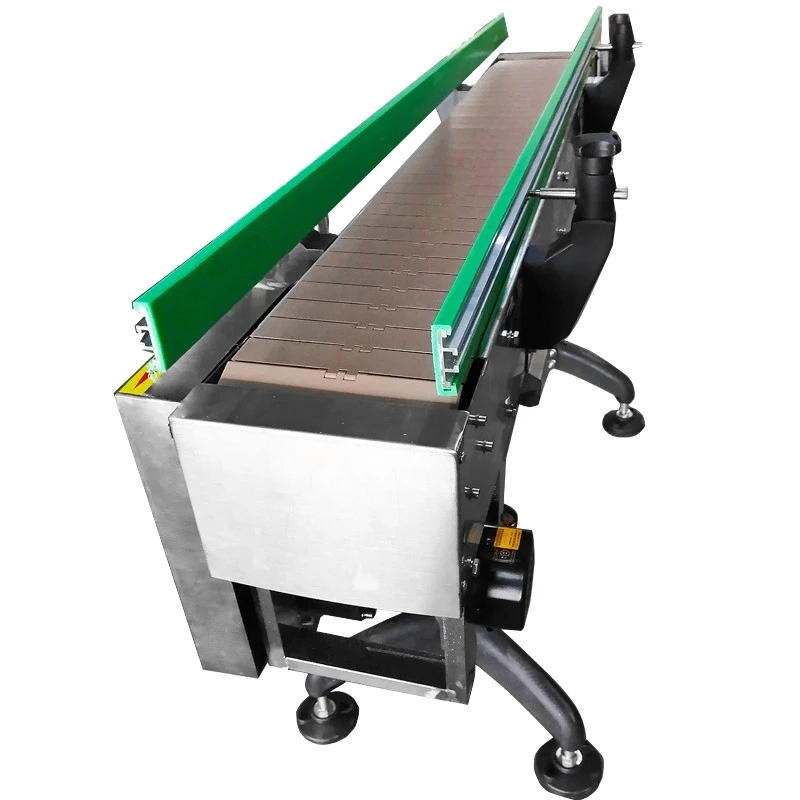 Stainless Steel Speed Adjustable PET Bottle Chain Conveyor Belt U type Curved Conveyors