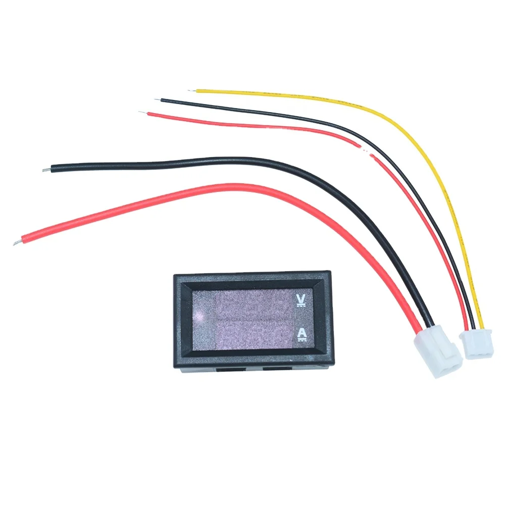 spdak Red Blue 4bit Dual LED Display DC100V 100A Digital Voltmeter Ammeter High Precision Voltage Meter Current Meter
