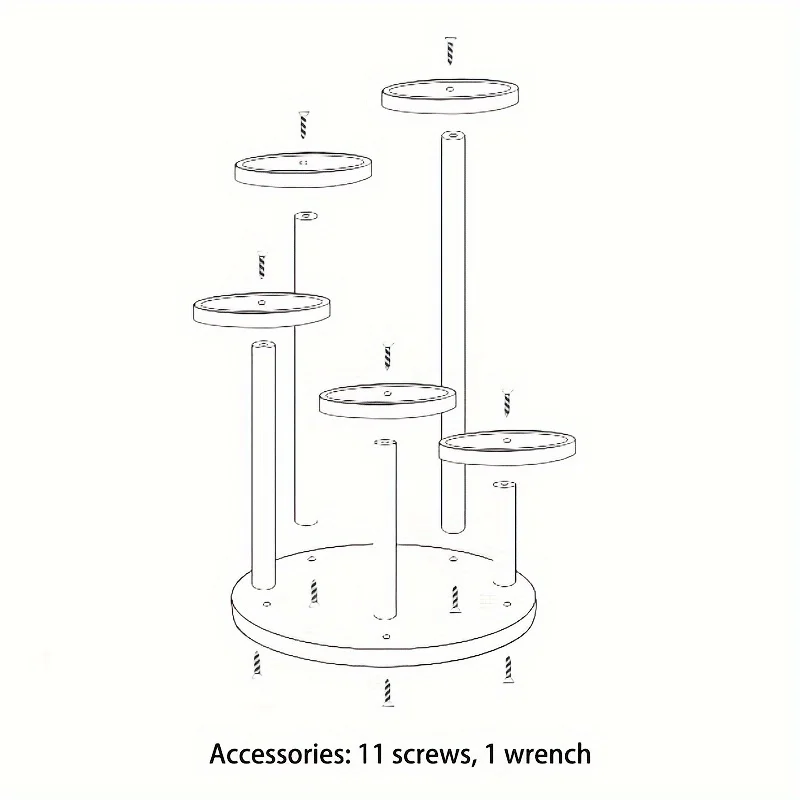 5 Tiered Tabletop Plant Stand Indoor Small Windowsill Flower Shelf Bamboo Mini Succulent Windowsill Shelf