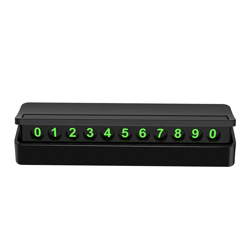 3R Privacy Protection  Car Styling Temporary Parking Mobile Number Display Card